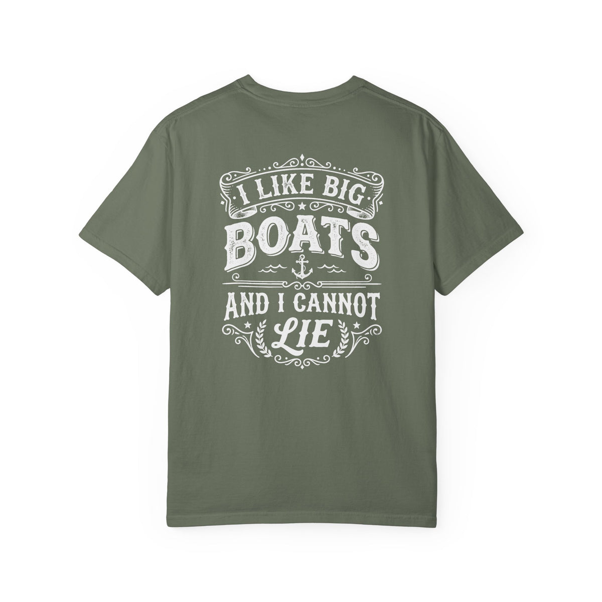 I Like Big Boats Front and Back Cruise Tee
