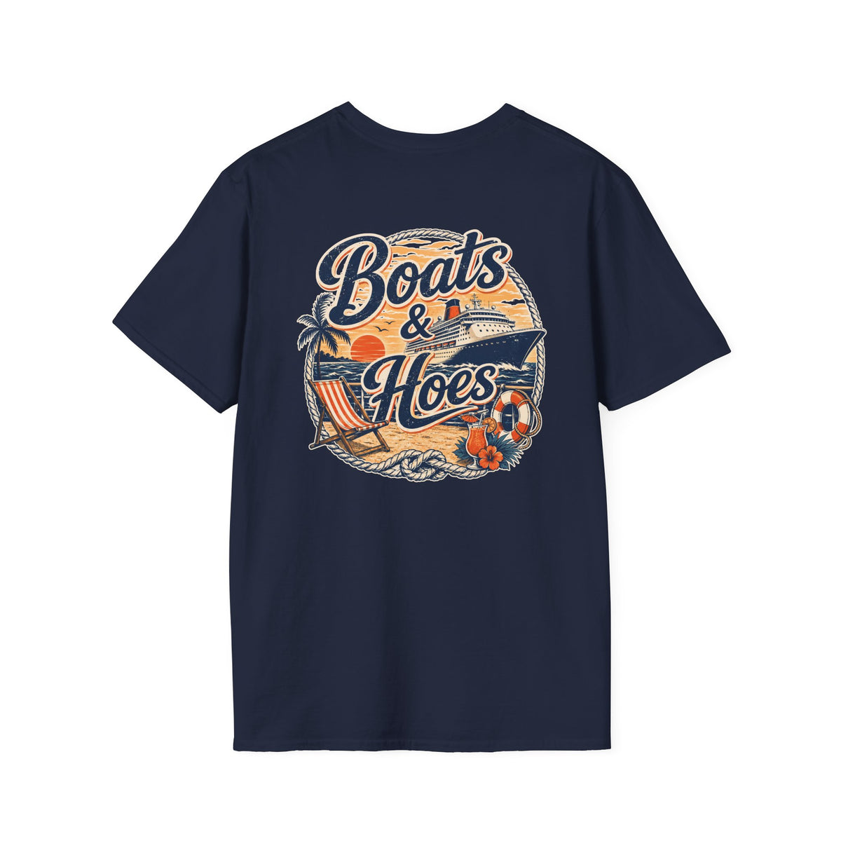 Boats and Hoes Tropical Cruise Tee