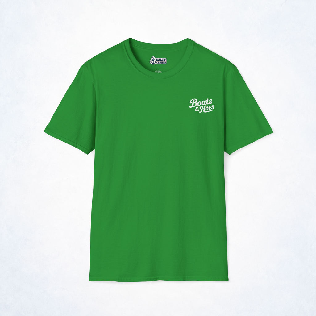 Boats & Hoes Carnival Wine Mixer Front and Back Tee