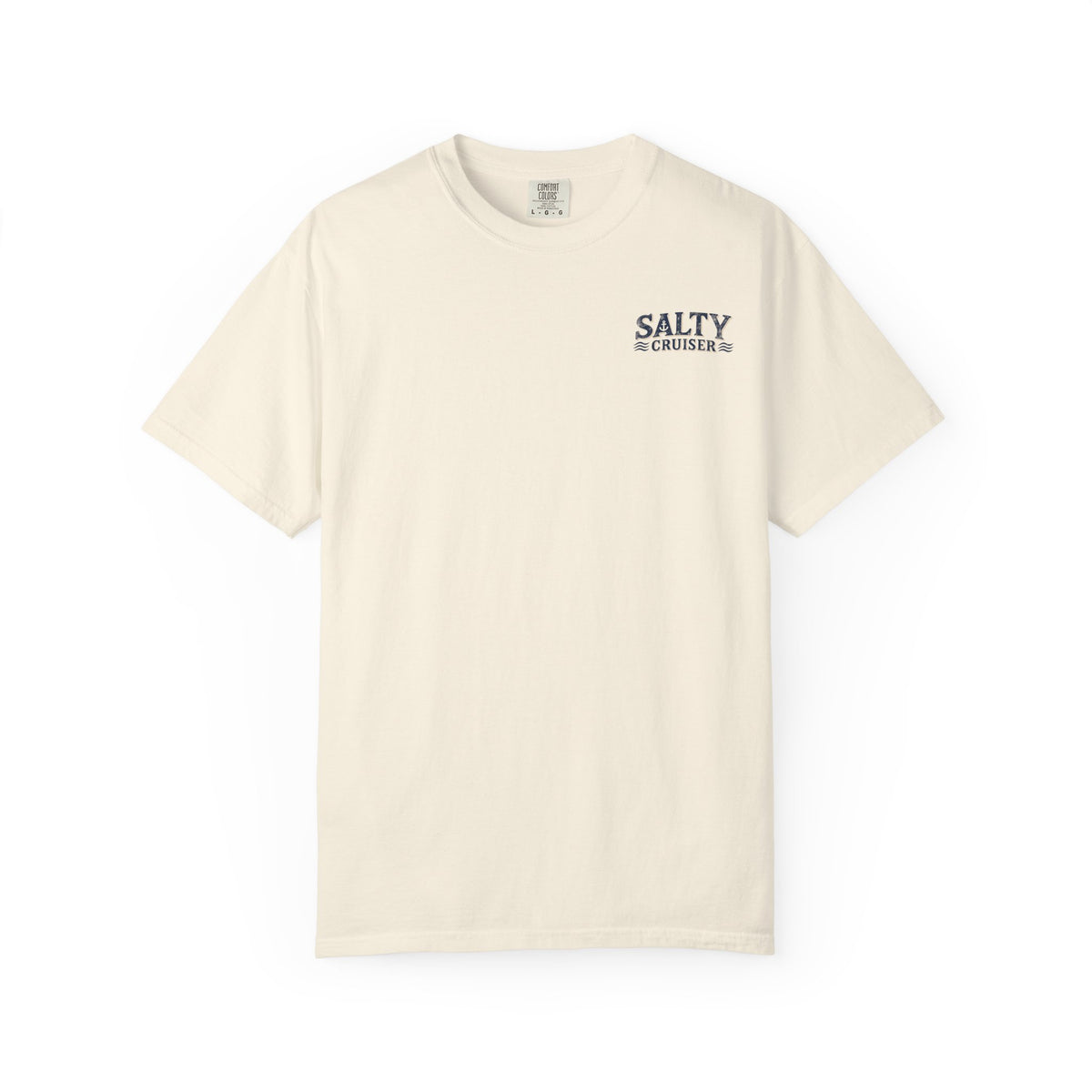 Salty Cruiser Retro Sunset Front and Back Tee