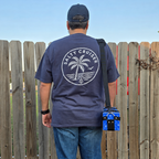 Soda Sling 12-pack carrier and adjustable shoulder strap for hands-free carrying