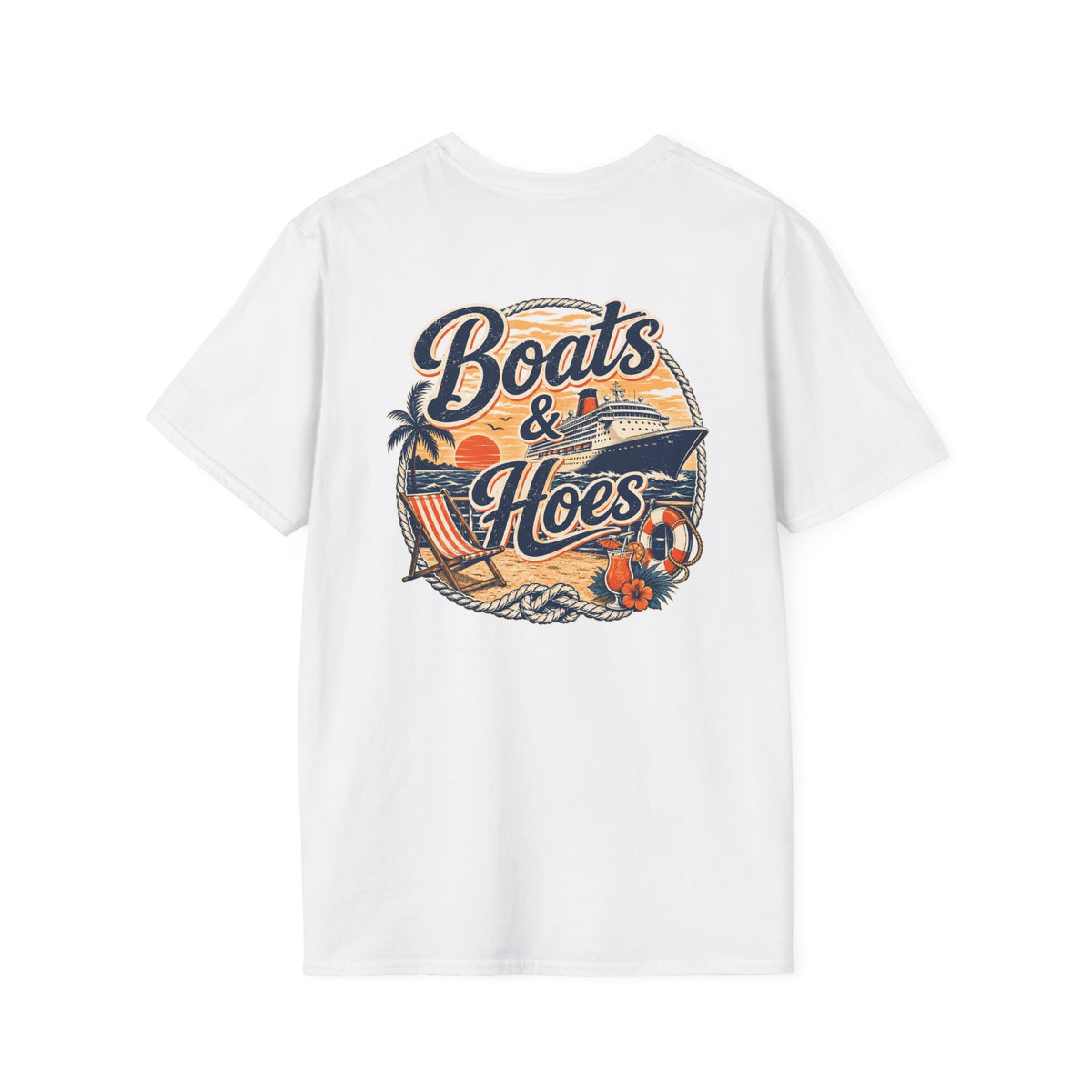 Boats and Hoes Tropical Cruise Tee