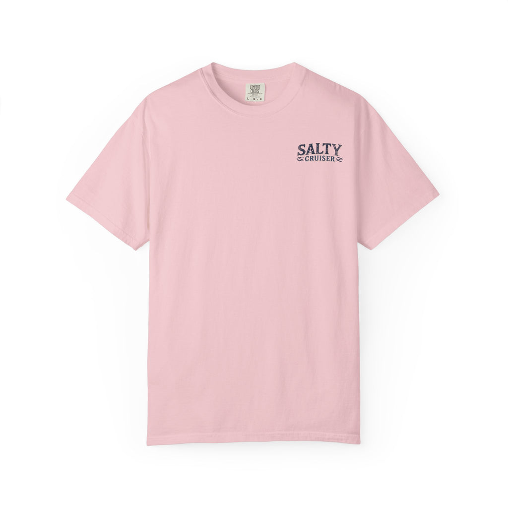 Salty Cruiser Ocean Sunset Front and Back Tee