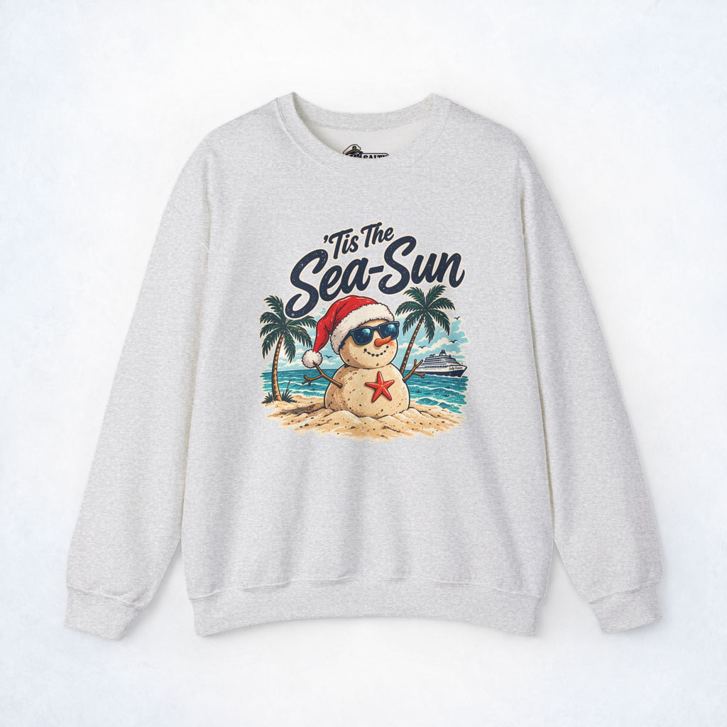 ’Tis the Sea-Sun Christmas Cruise Sweatshirt
