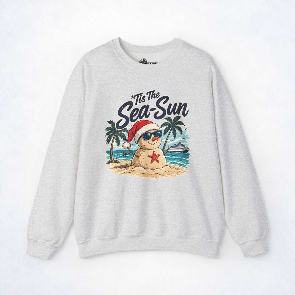’Tis the Sea-Sun Christmas Cruise Sweatshirt
