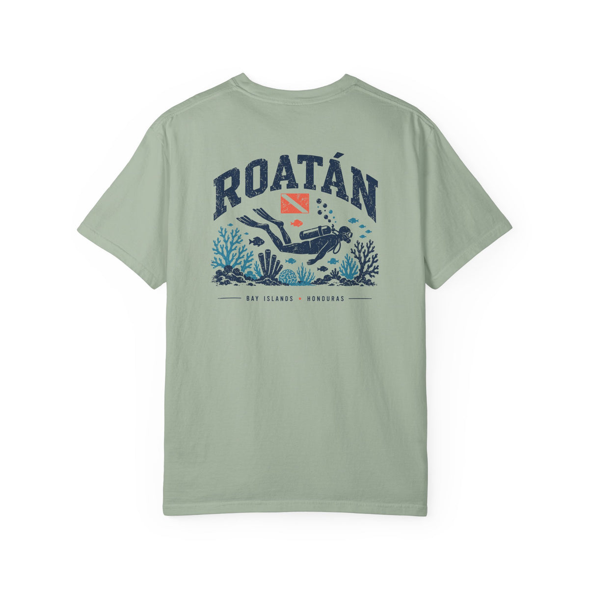 Roatán Scuba Diving Front and Back Tee