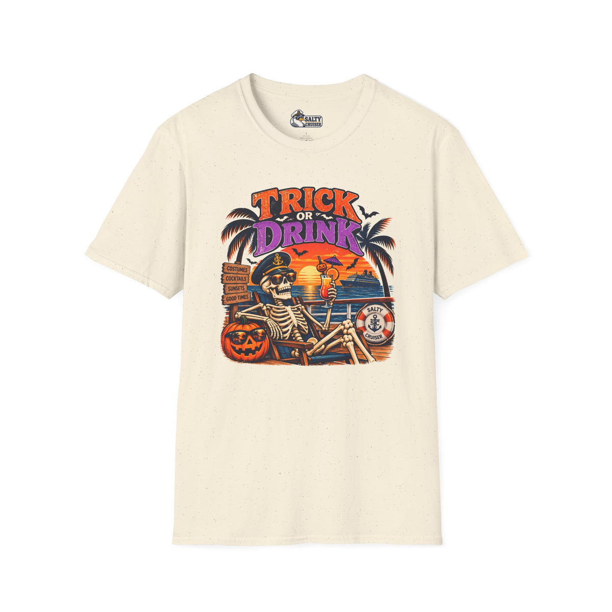 Trick or Drink Halloween Cruise Tee