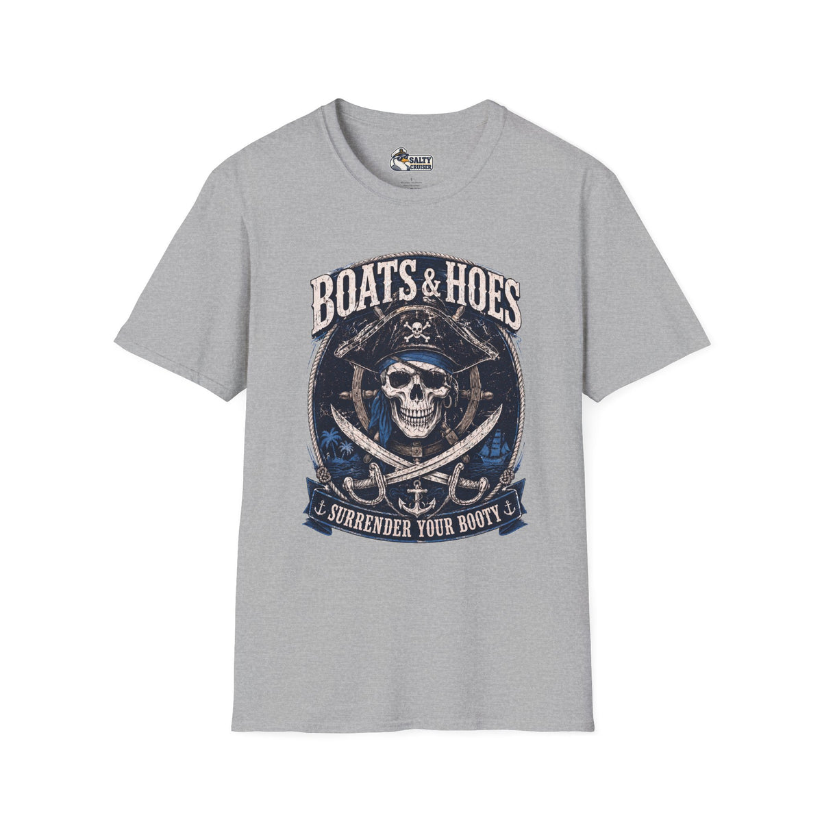 Boats and Hoes Pirate Tee