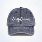Salty Cruiser Embroidered Vintage Washed Cap
