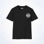 Boats and Hoes Badge Front & Back Print Tee