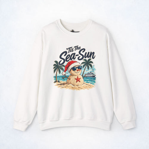 ’Tis the Sea-Sun Christmas Cruise Sweatshirt