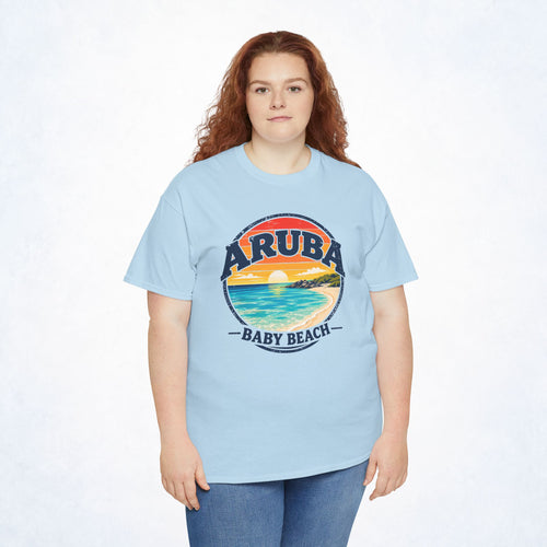 Aruba Baby Beach Retro Tee