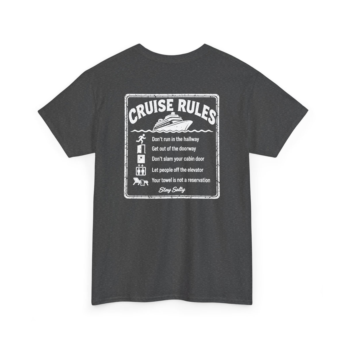 Cruise Rules Front and Back Tee