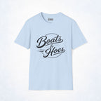 Boats & Hoes Retro Speedboat Graphic Tee