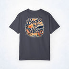 Boats & Hoes Retro Beach Cruise Tee - Comfort Colors