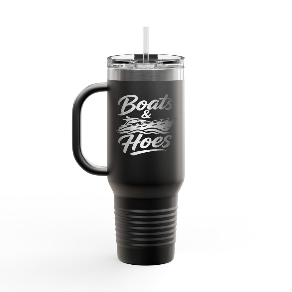 Boats & Hoes Engraved 40oz Travel Mug