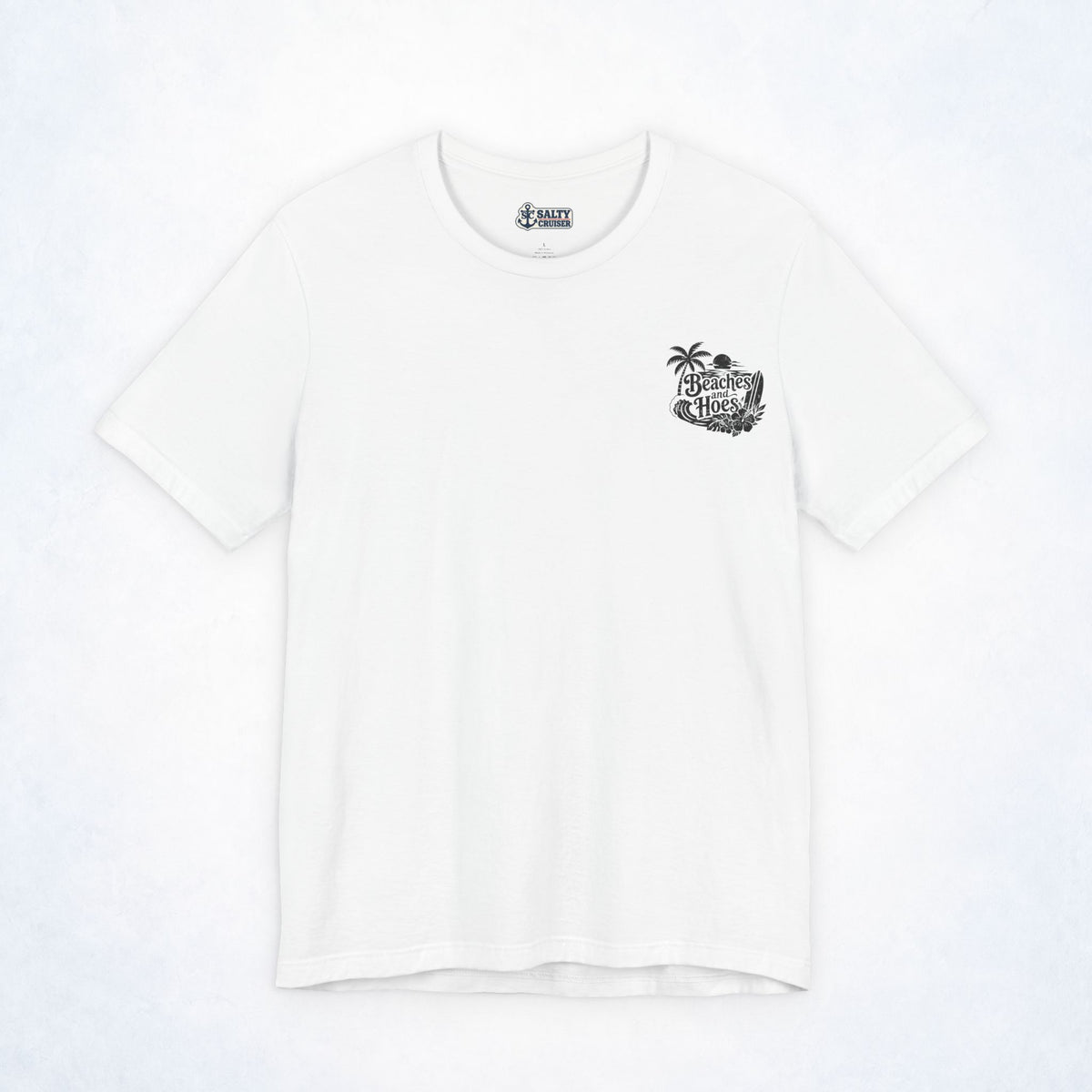 Beaches & Hoes Tropical Front & Back Tee