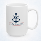 Salty Cruiser Anchor Logo Ceramic Mug