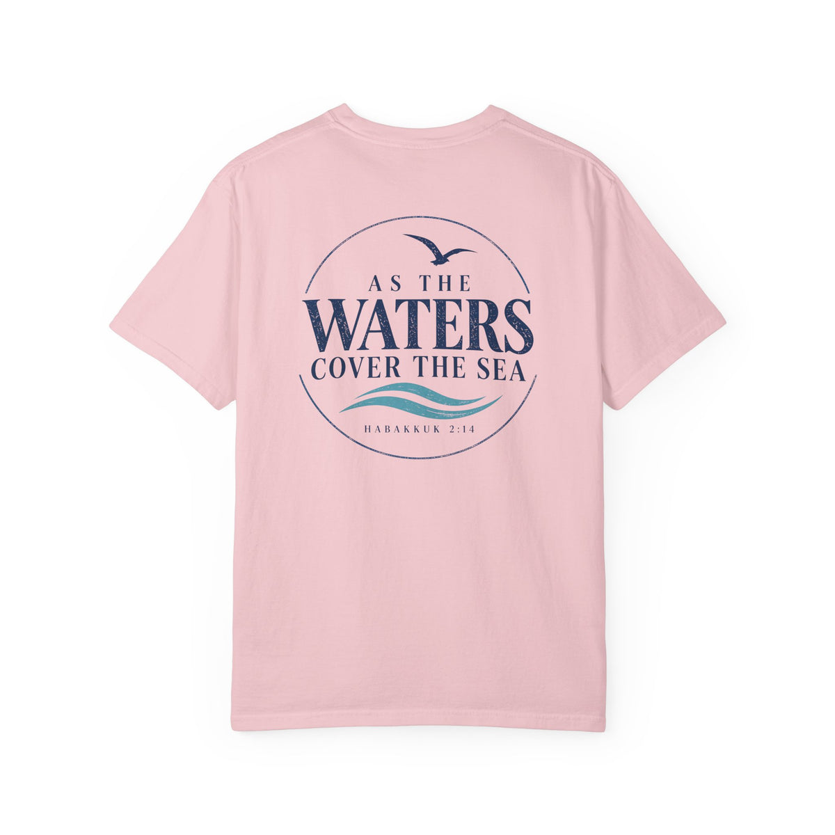 As the Waters Cover the Sea, Habakkuk 2:14, Front and Back