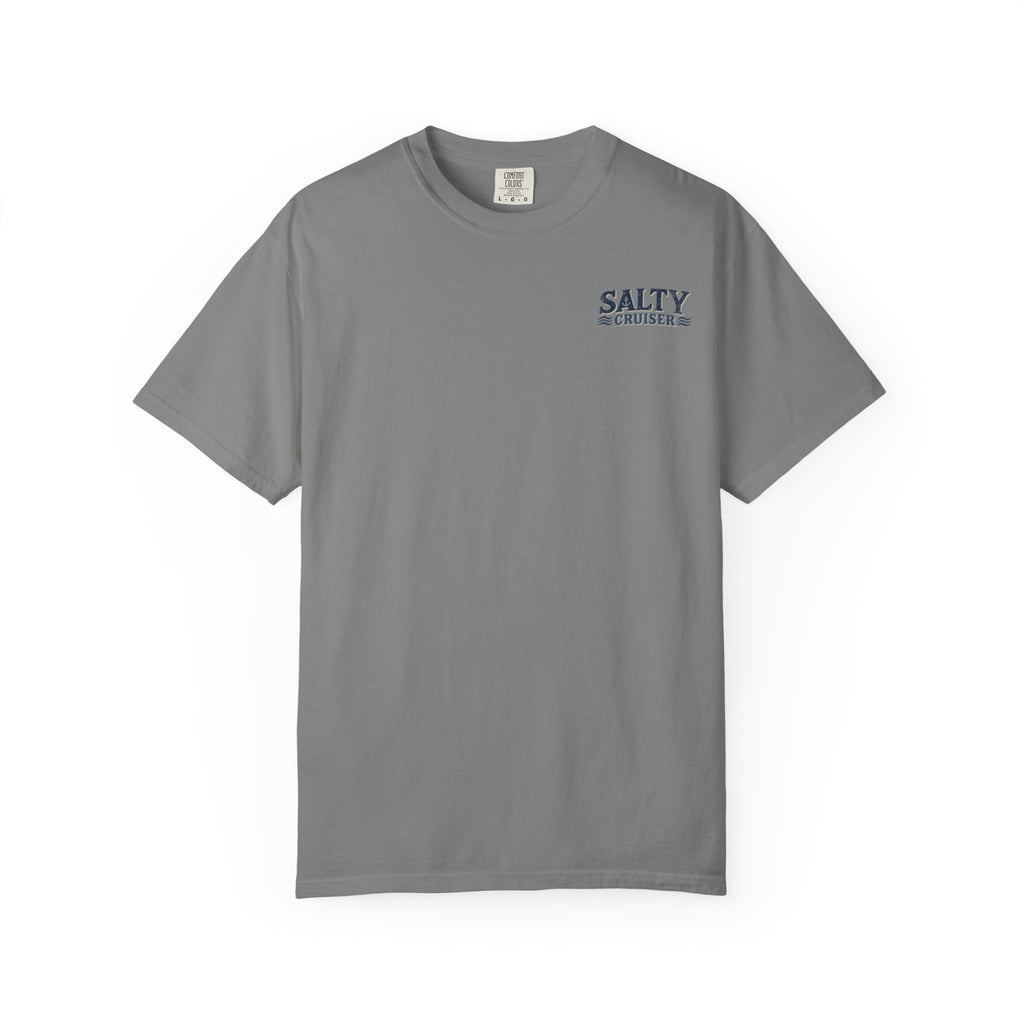 Salty Cruiser Ocean Sunset Front and Back Tee