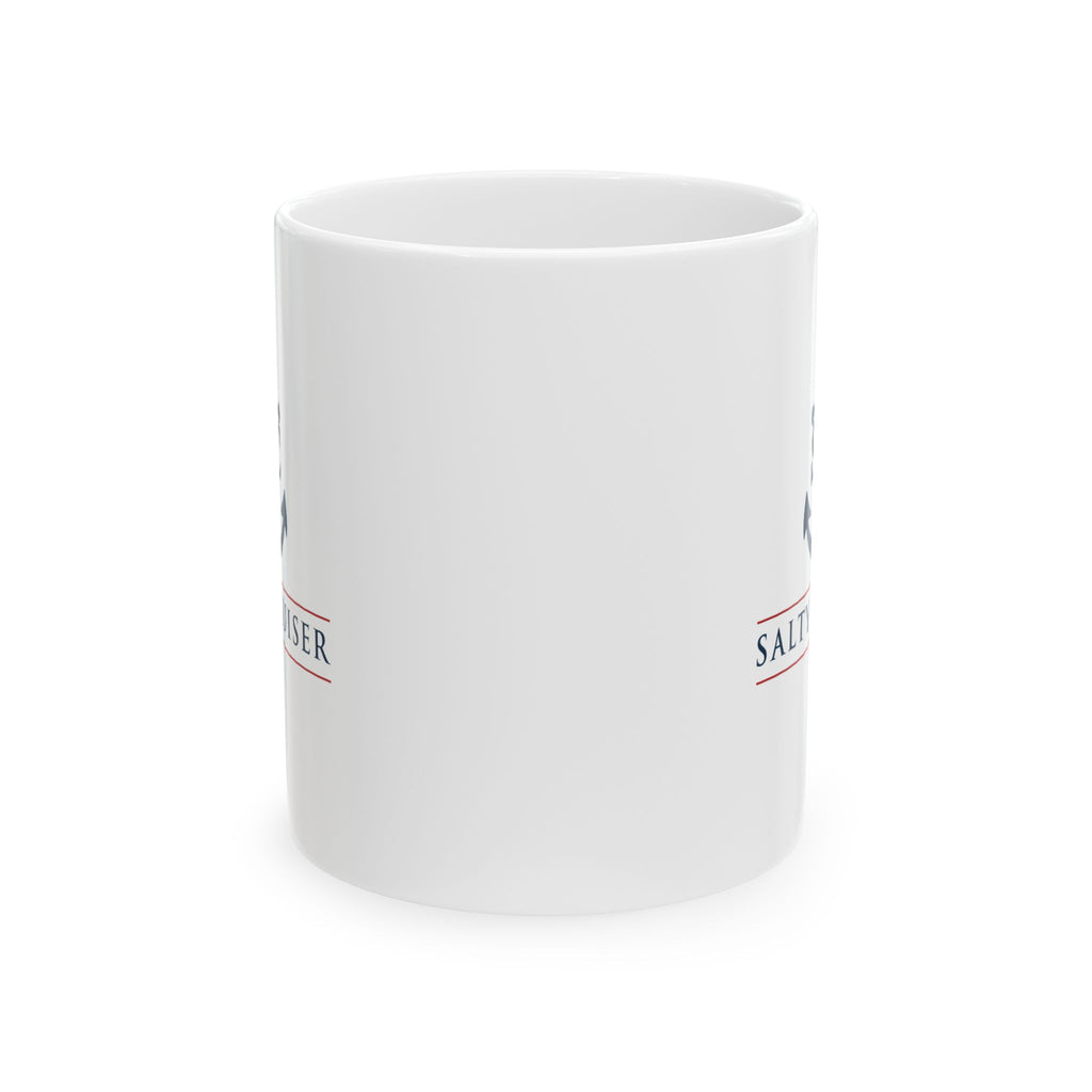 Salty Cruiser Anchor Logo Ceramic Mug