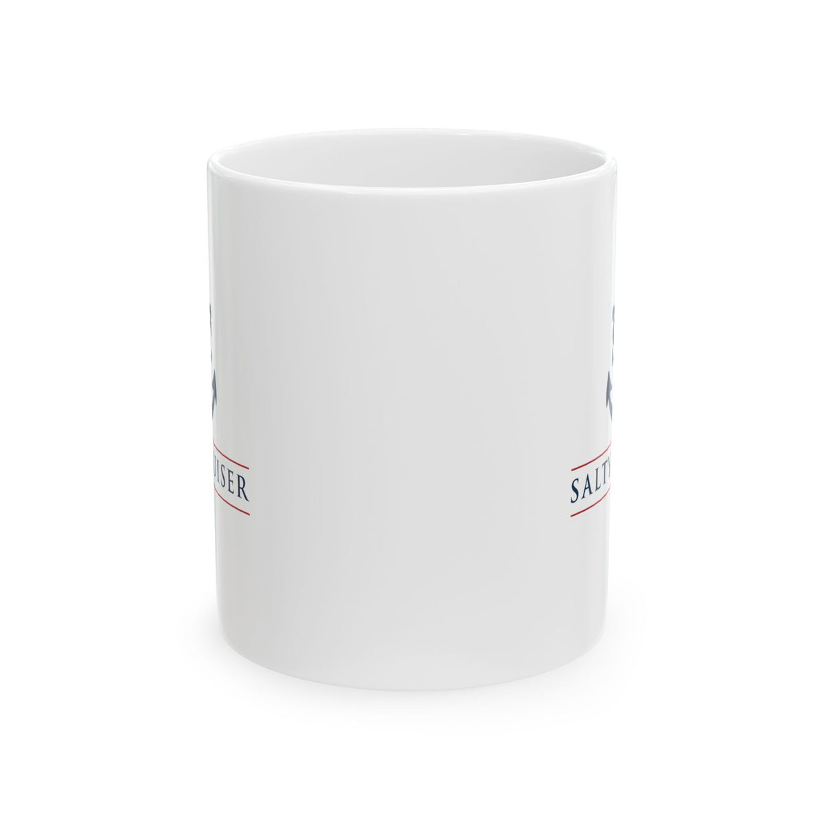 Salty Cruiser Anchor Logo Ceramic Mug