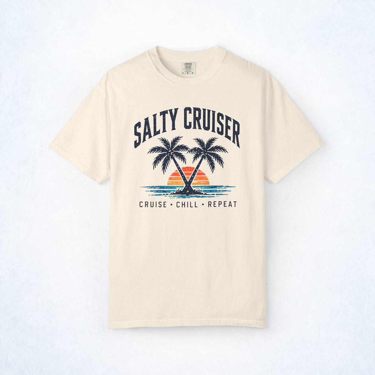Salty Cruiser Cruise Chill Repeat Tee