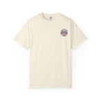 Boats & Hoes Vintage Nautical Badge Front and Back Tee