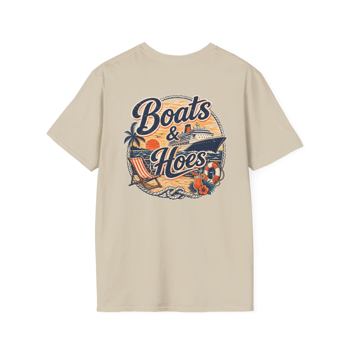 Boats and Hoes Tropical Cruise Tee