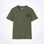 Boats and Hoes Badge Front & Back Print Tee