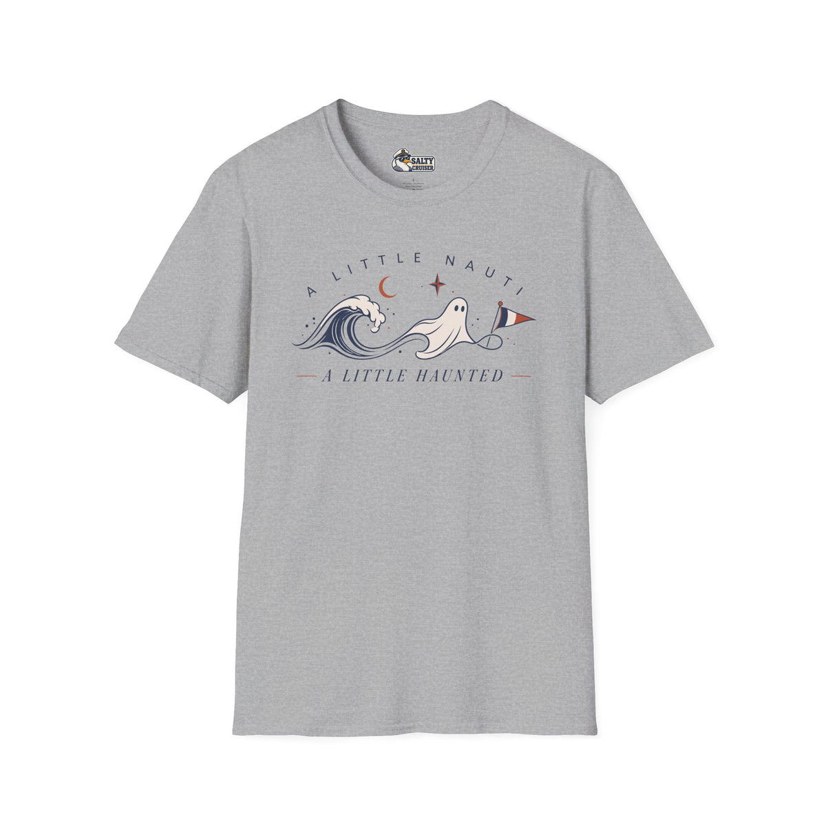 A Little Nauti A Little Haunted Ghost Wave Cruise Tee