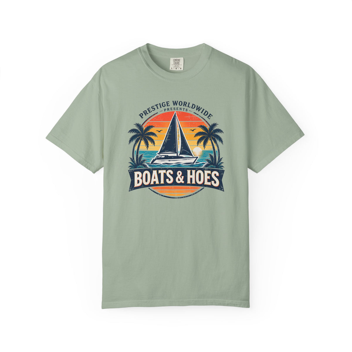 Boats & Hoes Vintage Sailboat Tee