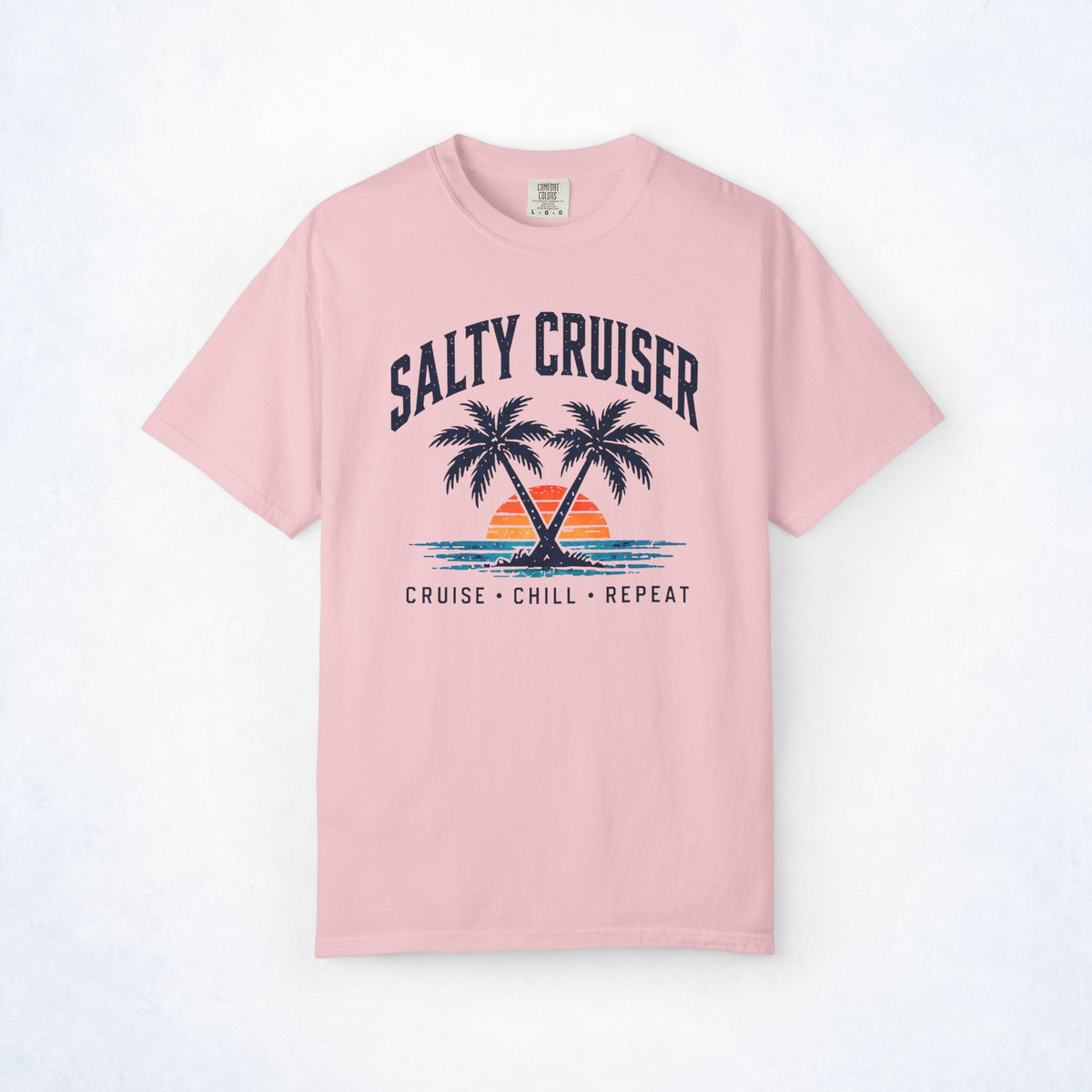 Salty Cruiser Cruise Chill Repeat Tee