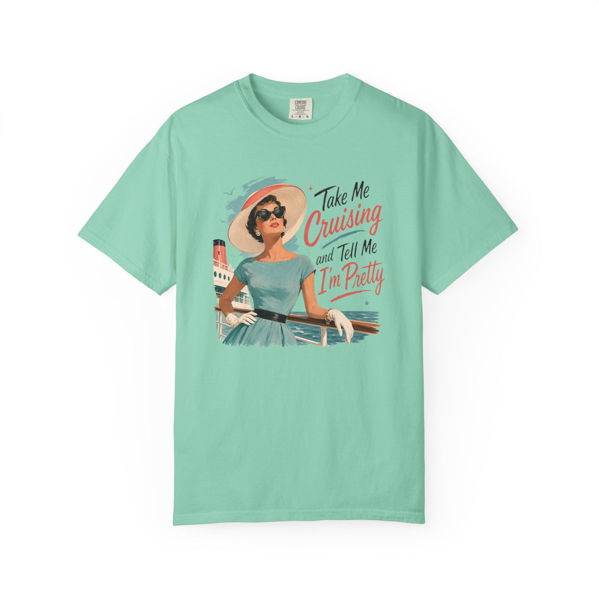 Take Me Cruising and Tell Me I'm Pretty Vintage Poster Tee