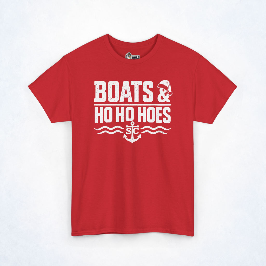 Boats & Ho Ho Hoes Christmas Cruise Tee
