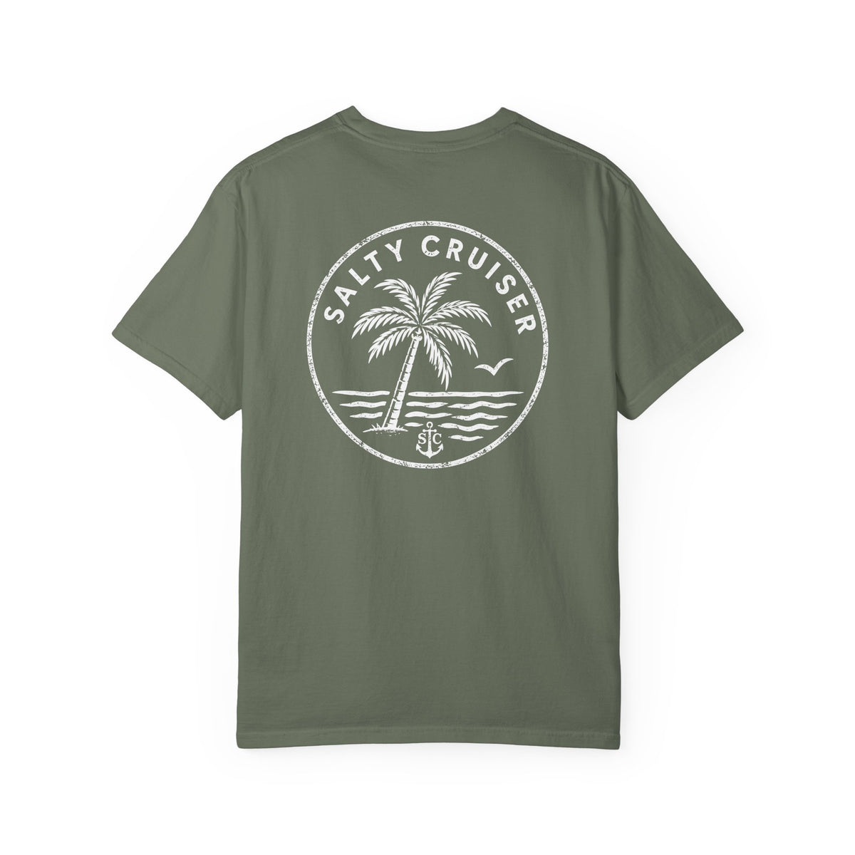 Salty Cruiser Coastal Palm Front and Back Tee