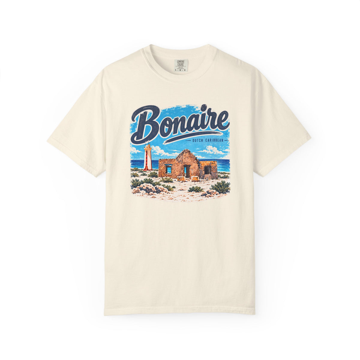 Bonaire Dutch Caribbean Lighthouse Ruins Tee