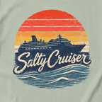 Salty Cruiser Retro Sunset Cruise Tee