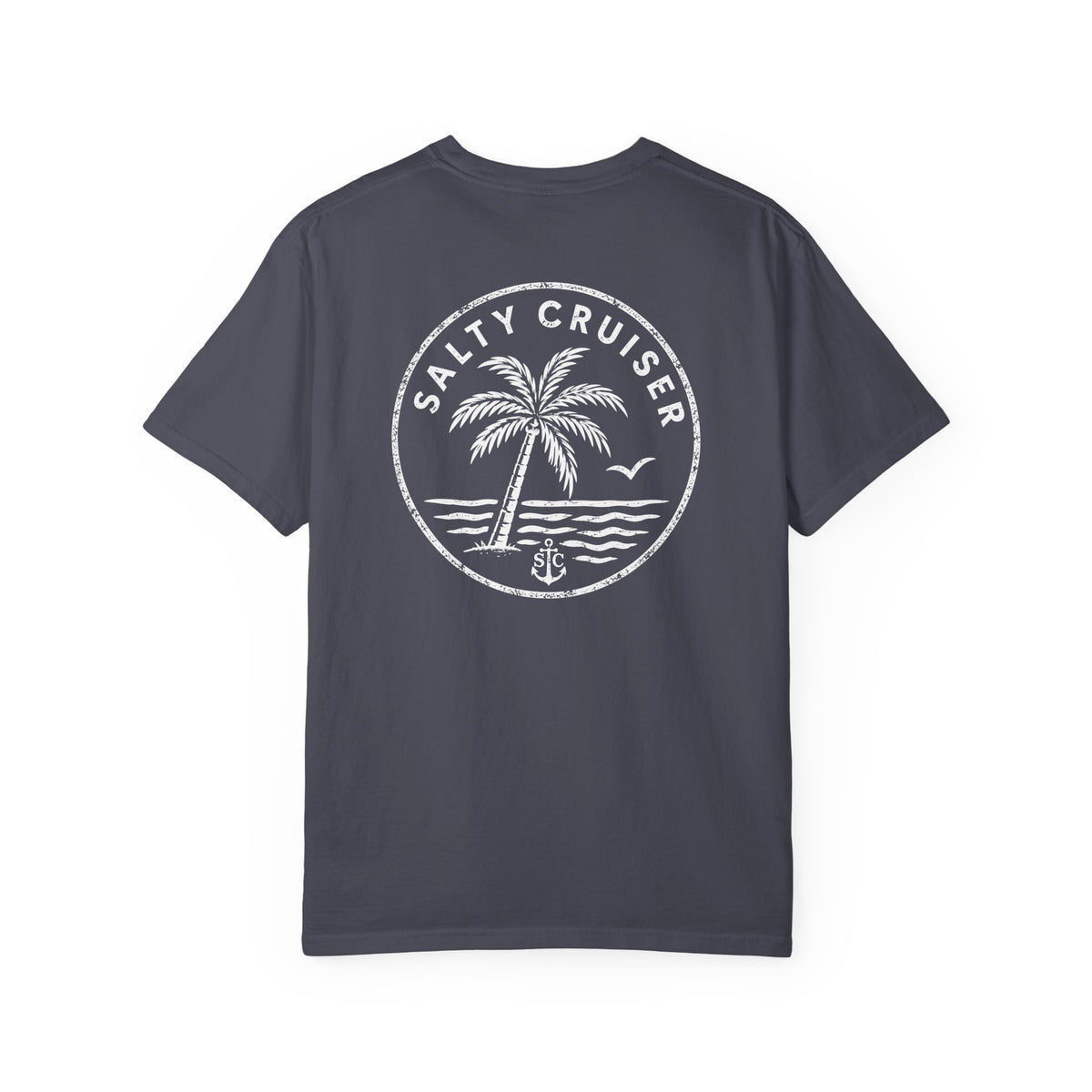 Salty Cruiser Coastal Palm Front and Back Tee