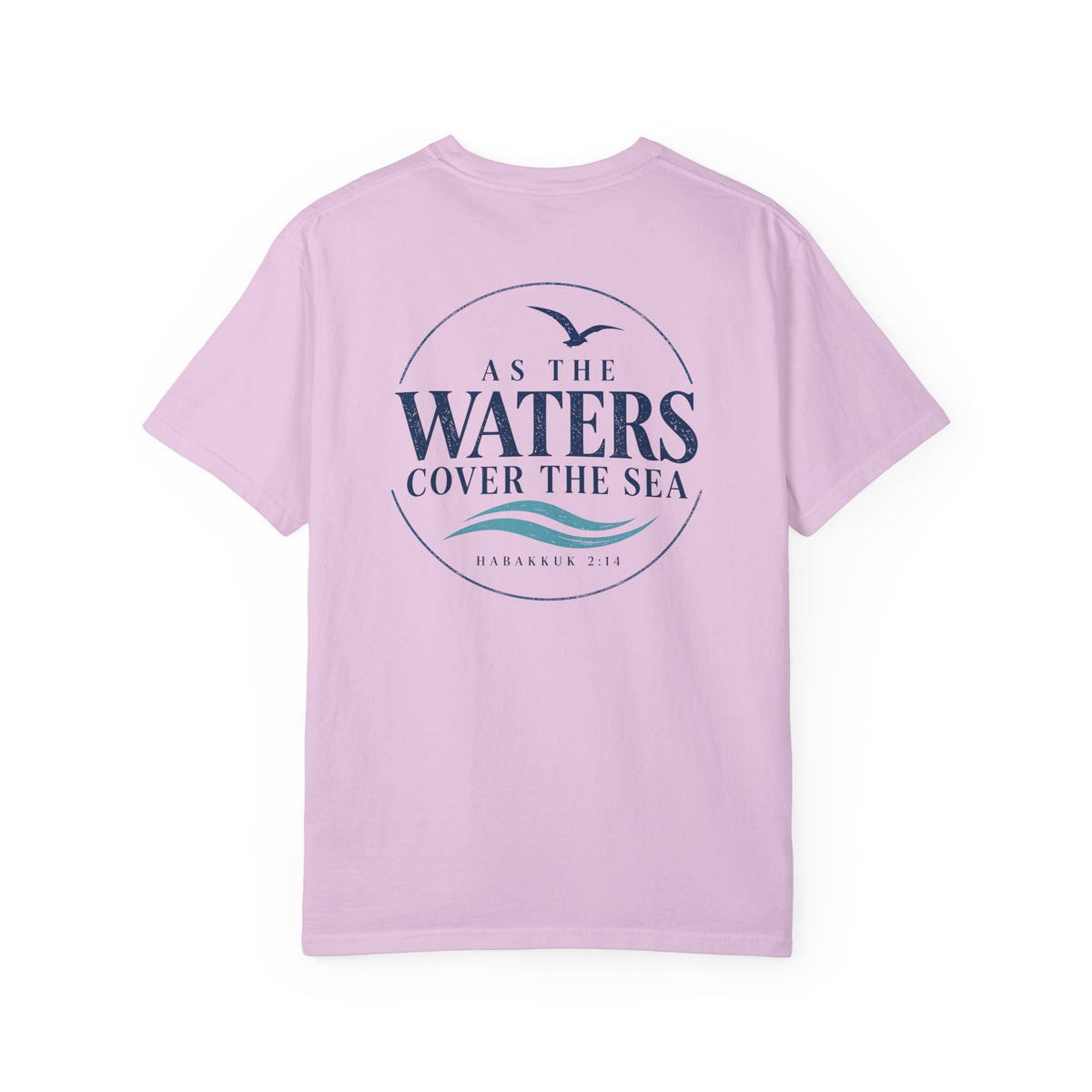 As the Waters Cover the Sea, Habakkuk 2:14, Front and Back