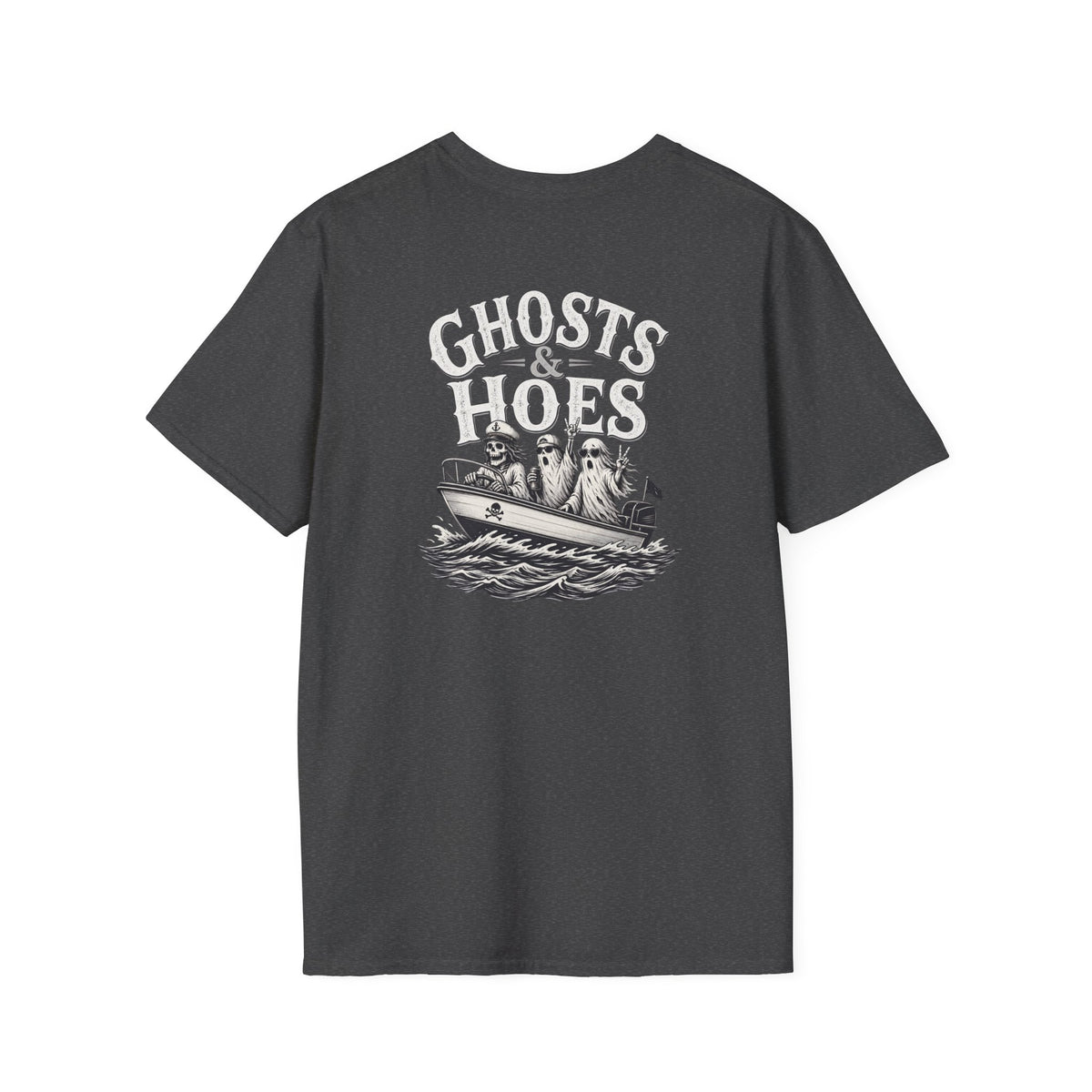 Ghosts & Hoes Speedboat Front and Back Tee