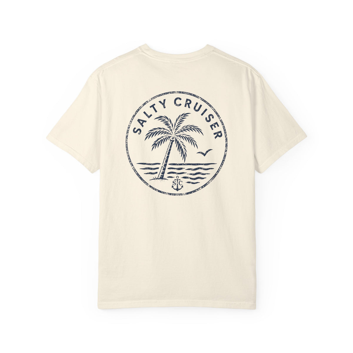Salty Cruiser Coastal Palm Front and Back Tee