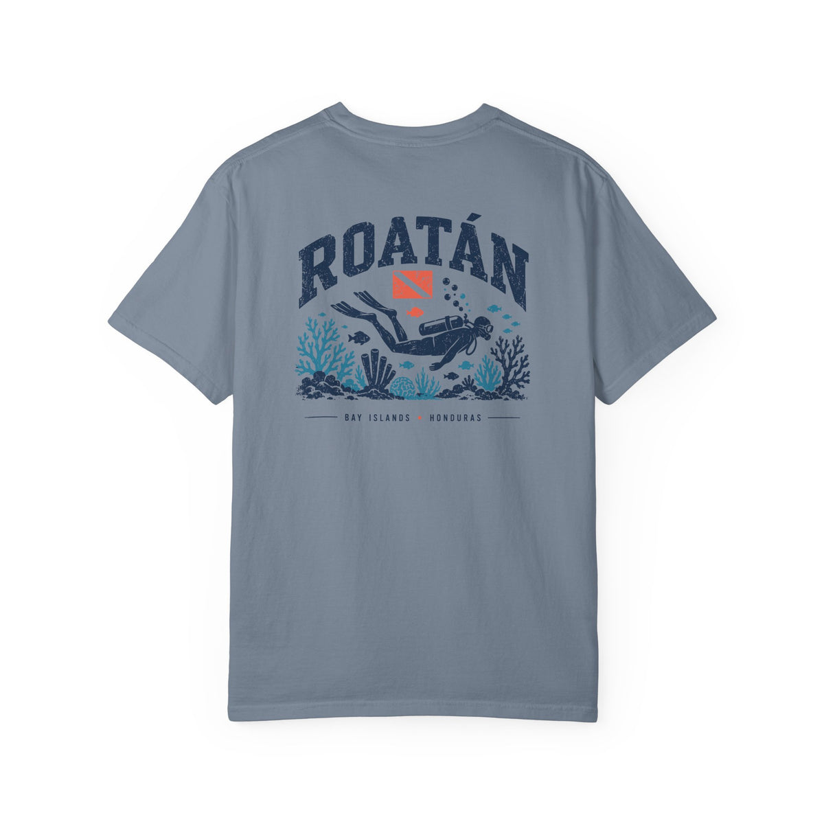 Roatán Scuba Diving Front and Back Tee