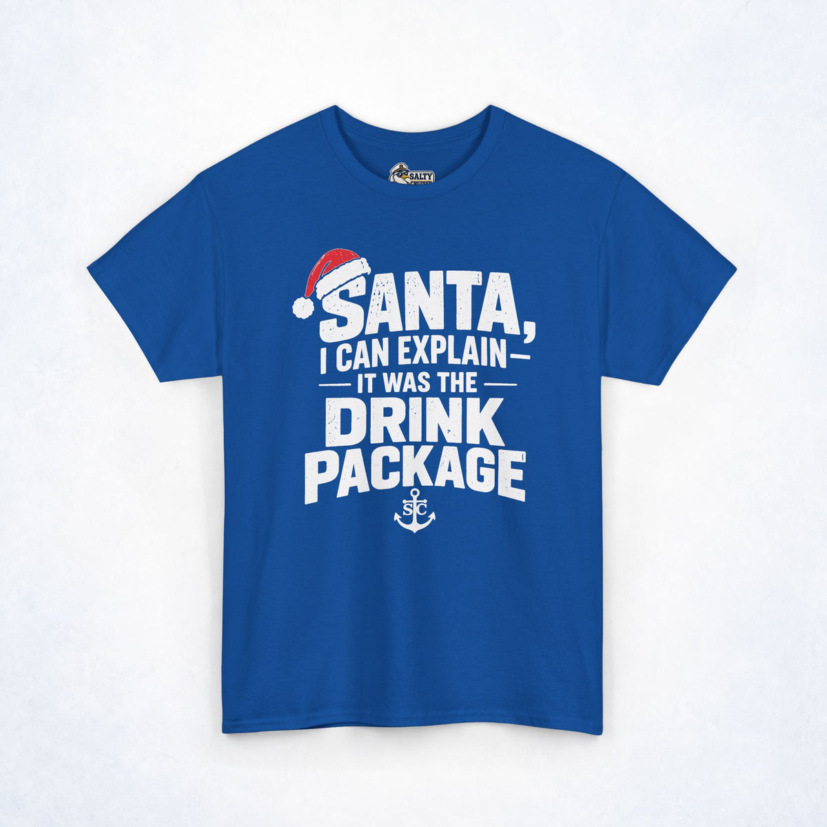 Santa, I Can Explain Drink Package Christmas Tee