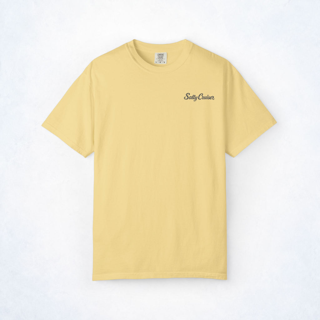 Psalm 104:24-25 There Is the Sea Christian Cruise Front & Back Tee