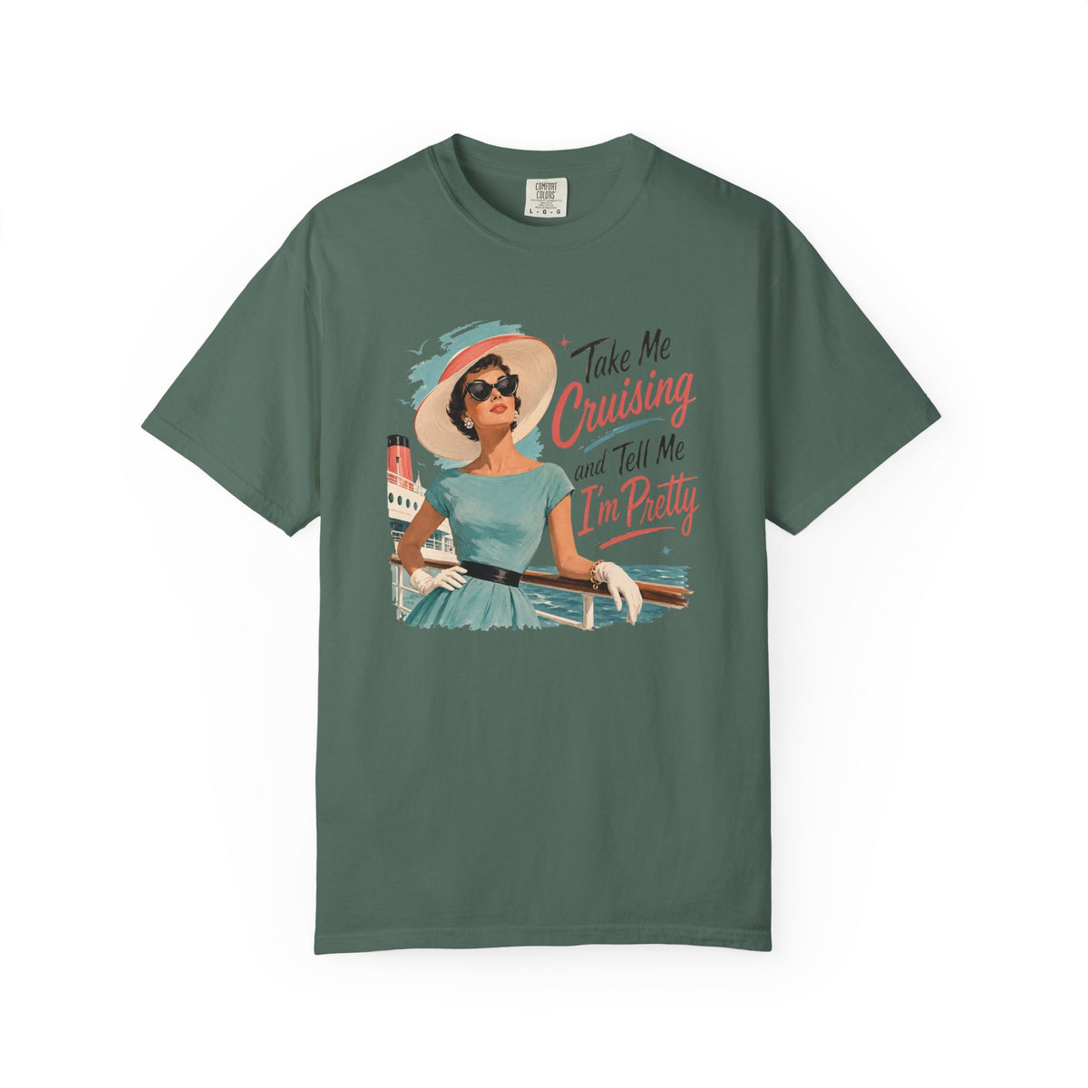 Take Me Cruising and Tell Me I'm Pretty Vintage Poster Tee