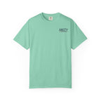 Salty Cruiser Sunset Cruise Front and Back Tee
