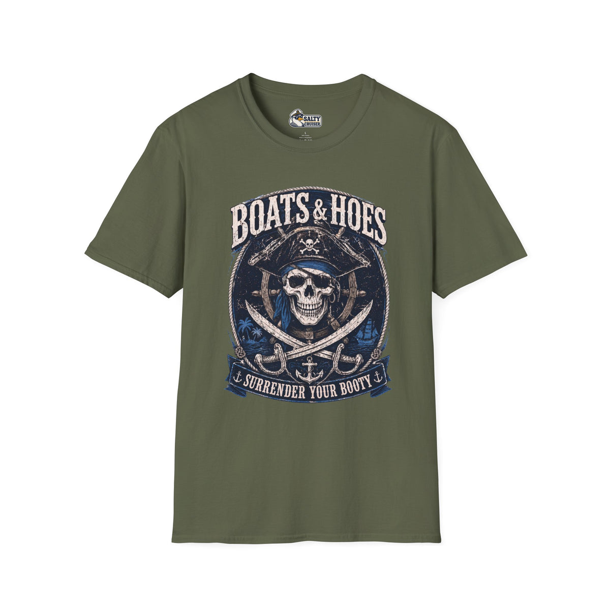 Boats and Hoes Pirate Tee