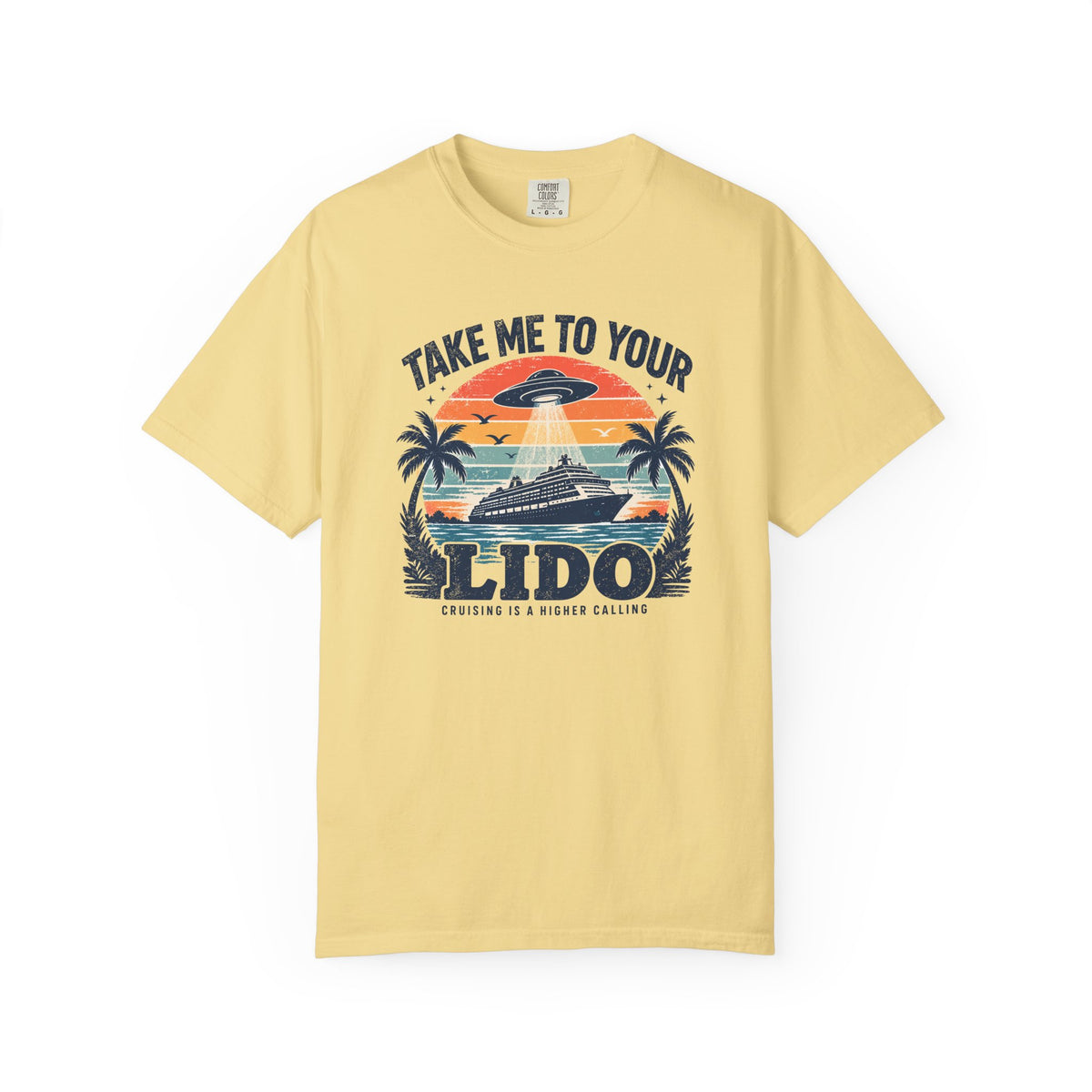 Take Me to Your Lido Retro UFO Cruise Tee
