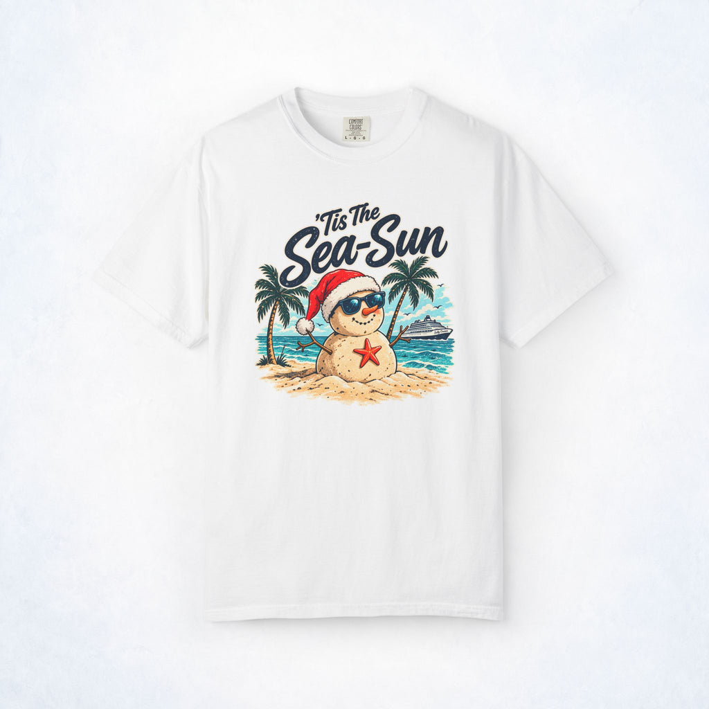 ’Tis the Sea-Sun Tropical Christmas Cruise Tee